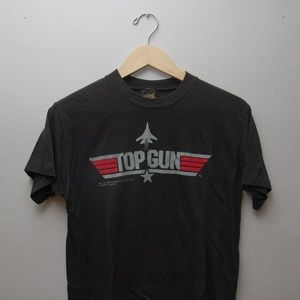 TRUE VINTAGE 1986 TOP GUN MEN'S SHIRT - paper thin MAVERICK